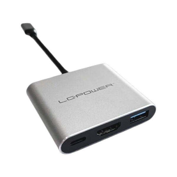 USB HUB LC Power LC-HUB-C-MULTI-4-V2 USB-A 3.2HDMIUSB-C