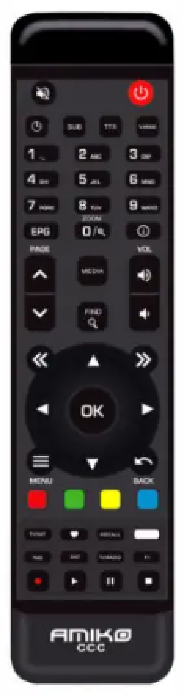 Amiko MINI COMBO 3 Prijemnik DVB-S2+T2/C, H.265, Full HD, USB