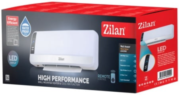 Zilan ZLN2090 Nazidna grejalica, daljinski, 2000W, LED Display