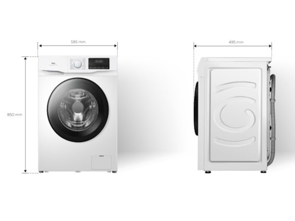 Veš mašina TCL FF0714WA1inverter7kg1400 obrtajaA85x60x50cmbela