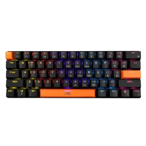 Tastatura Baracuda DOLPHIN 60MehaničkaCrveni svičeviRGBCrnaUS