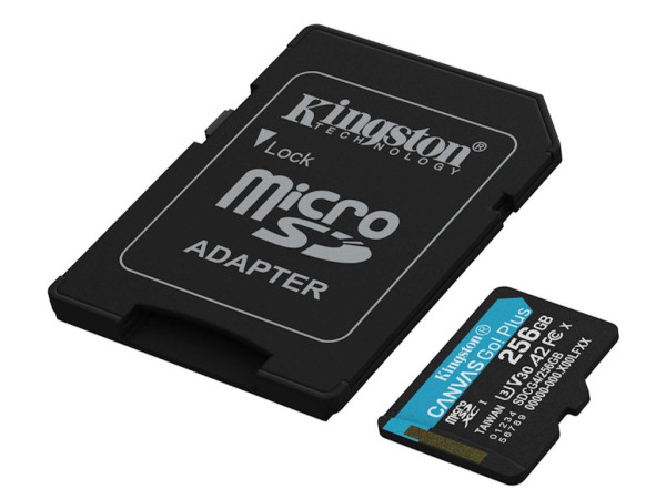 Memorije kartice KINGSTON SDCG4256GBCanvas Go! PlusmicroSD200160MBs+adapter