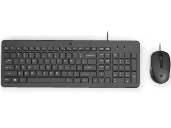 Tastatura+miš HP 150 žicni setUS240J7AAcrna