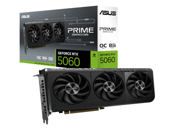 Graficka karta ASUS PRIME RTX 5060 TI 8GBGDDR7128bitcrna