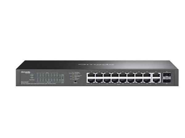 Switch TP-LINK Omada 20-Port Gigabit Easy Managed Switch with 16-Port PoE+