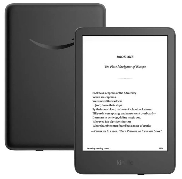 Amazon Kindle e-book reader 6'' 300ppi16GBUSB-CWi-FiBTBlack2024B0CNV9F72