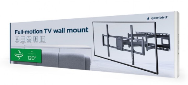 WM-120ST-01 Gembird TV nosac rotate/tilt 60-120 VESA 90x60cm, max 120kg, drzac