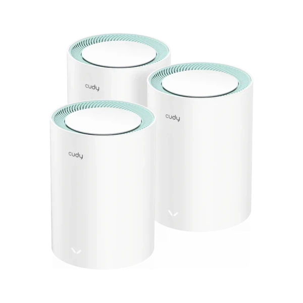 Whole Home Wi-Fi 6 Gigabit  Mesh System Cudy M1500 AX1500 Dual Band(3-Pack)