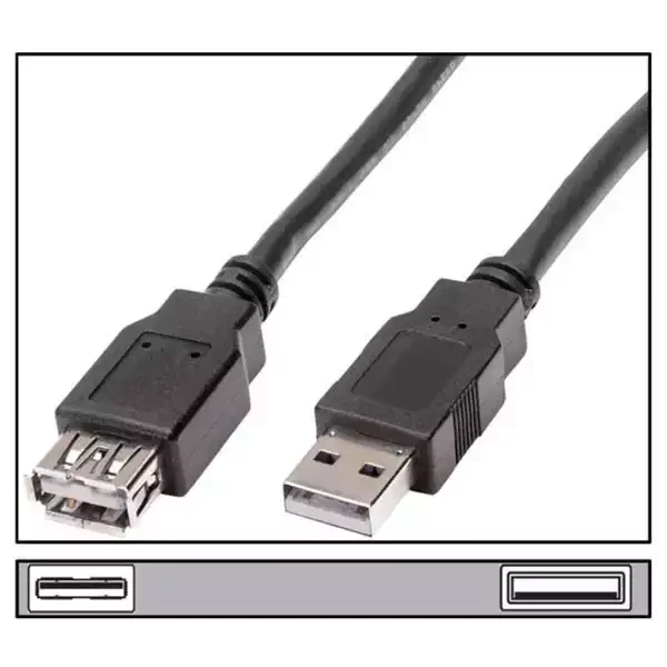 Kabl USB A-MA-F 1.8m produžni Linkom
