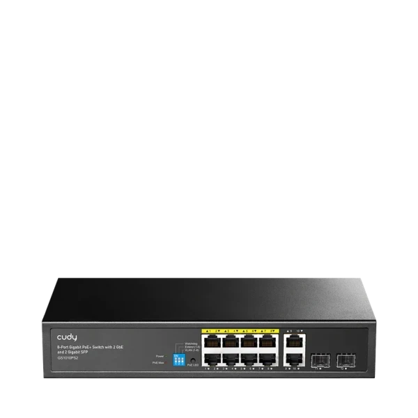 Svič 101001000 10-port Cudy GS1010PS28 PoE+2x Uplink2x SFP120W
