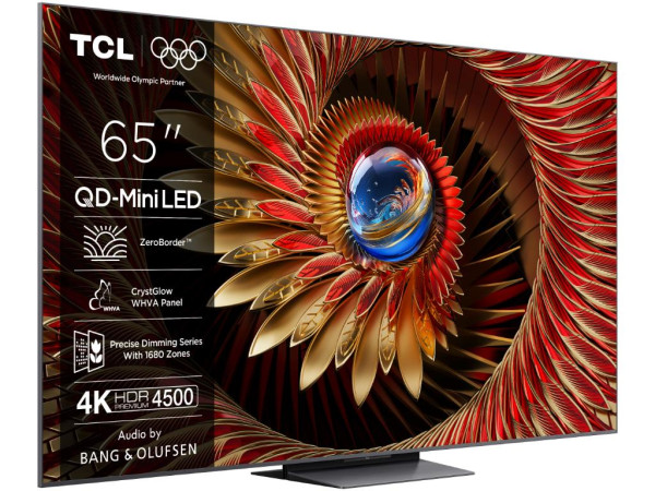 Televizor TCL 65C8KMiniLED-QLED65''4K UHD144HzGoogle TVcrna