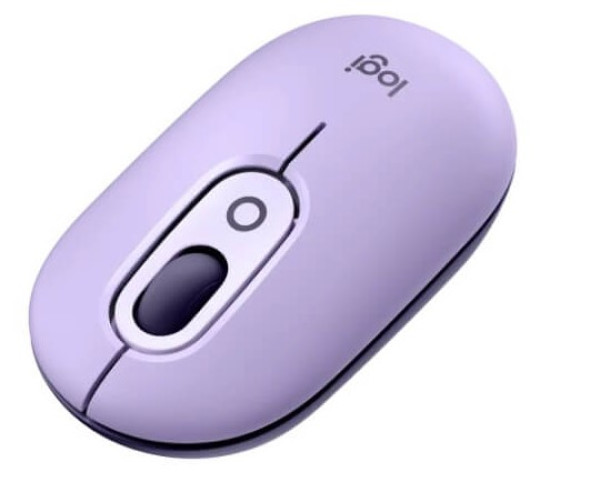 Logitech Pop Mouse with Emoji, Lilac