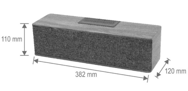 Retro zvucnik RRT7 Bluetooth TWS/FM/USB/microSD/AUX/MIC