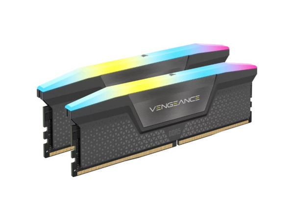 Memorija CORSAIR VENGEANCE 16GB(2x8GB)DDR55600MHzCL401.25VRGBXMP & EXPO