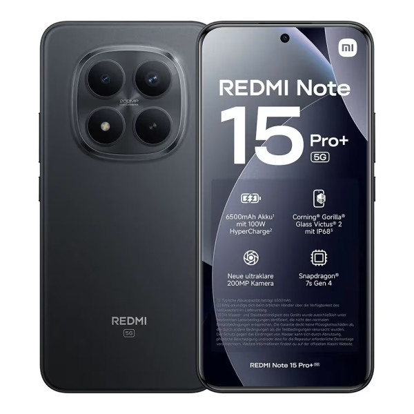 Redmi Note 15 Pro+ 5G EU 12+512 Black