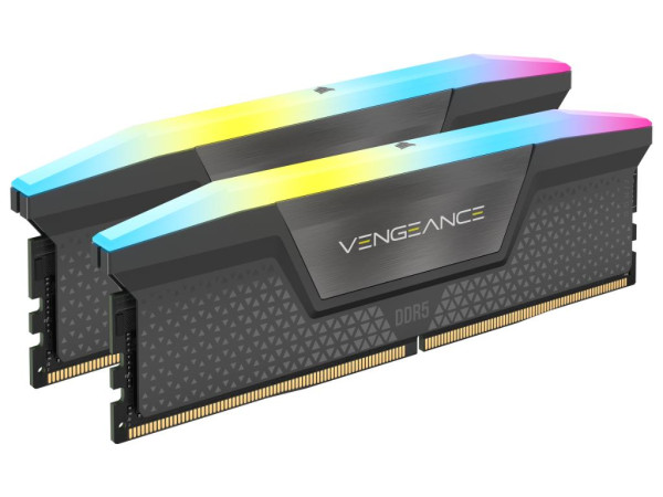 Memorija CORSAIR VENGEANCE 16GB (2x8GB)DIMMDDR55200MHzCL401.25VRGBXMP & EXPO