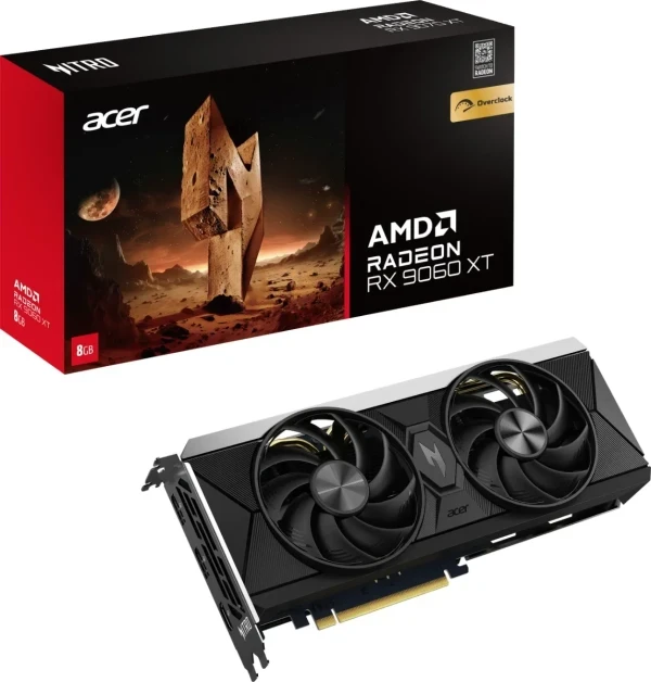 Grafička karta Acer AN RX9060XT 8G OC 8GB DDR6 128bit2xDPHDMI