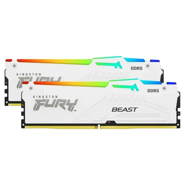Memorija DDR5 32GB (2x16GB) 6000MHz Kingston Fury Beast RGB Expo KF560C30BWEAK2-32