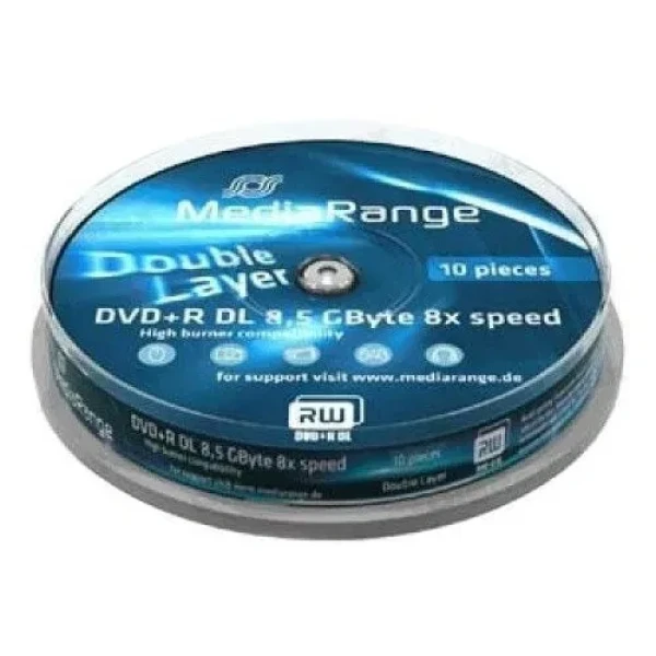 MediaRange Double Layer 8.5GB DVD+R DL 8X  MR466 110