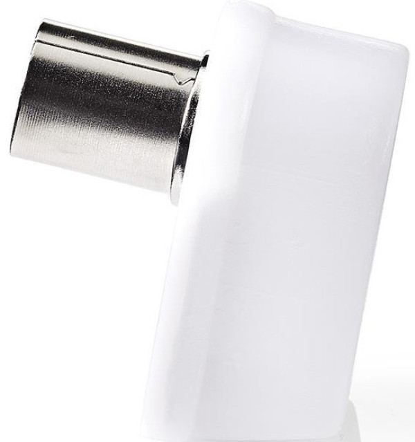 CSGP40921WT, IEC (koaksijalni) konektor,Ugaoni,Ženski,75 oma, Preenik kabl. ulaza: 7,0 mm,Bela,1 kom