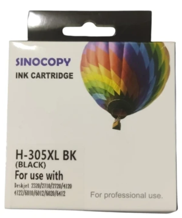 INKJET ZA H 305XL K SINO BK (Black) Deskjet 2320/2710/2720/4120/4122/6010/6012/6020/6412