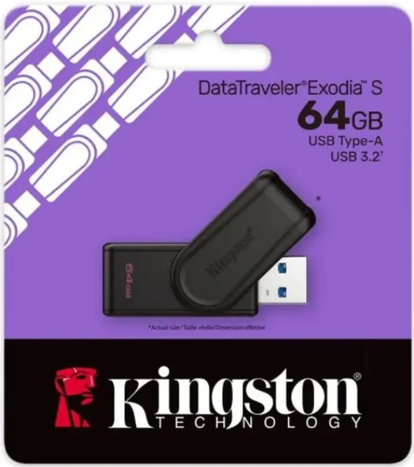 KINGSTON 64GB DTXS/64GB USB Flash memorija 3.2 Black