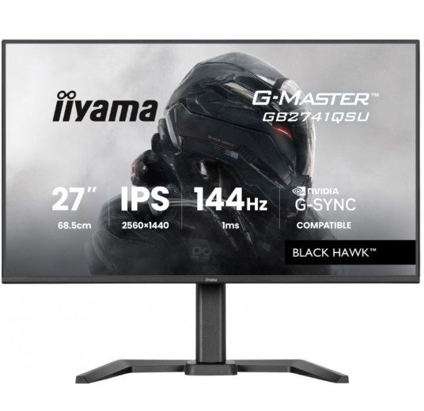 Monitor 27'' Iiyama GB2741QSU-B1 IPS 2560x1440144Hz1msHDMIDPUSB