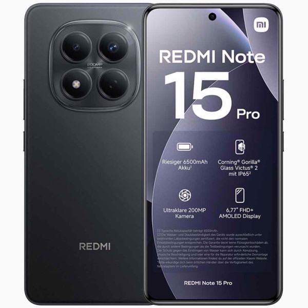 Redmi Note 15 Pro 5G EU 8+512 Black