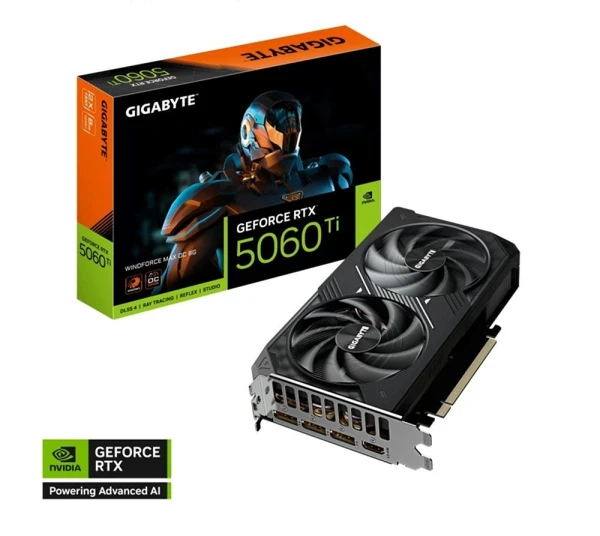 Grafička karta Gigabyte GeForce RTX 5060 TI Windforce OC GV-N506TWFMAX-8GD 8GB GDDR7