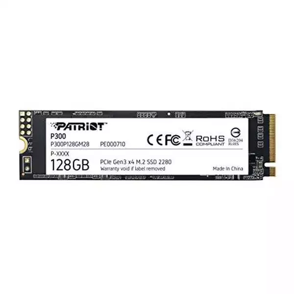 SSD M.2 NVMe 128GB Patriot P300 1600MBs600MBs P300P128GM28
